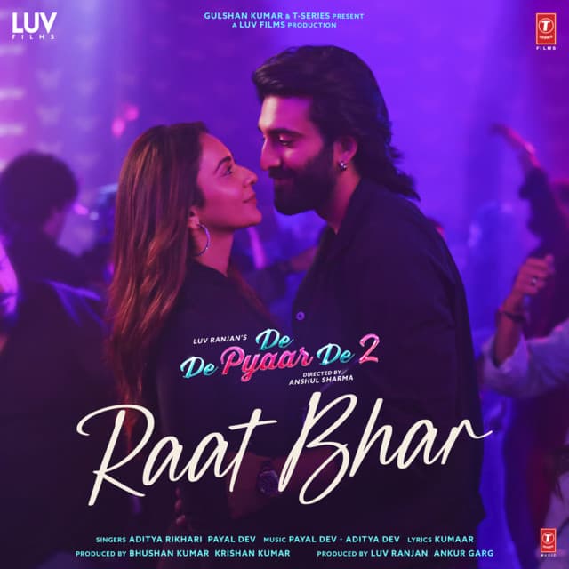 Raat Bhar (From "De De Pyaar De 2")
