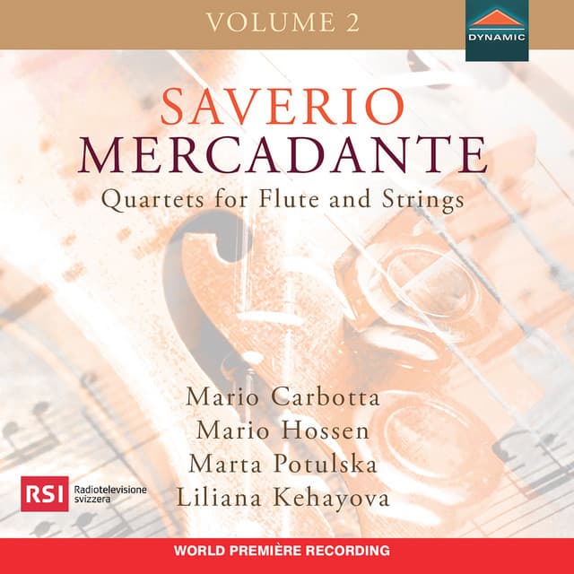 Mercadante: Quartets for Flute & Strings, Vol. 2