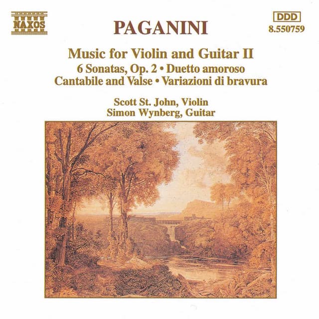Sonata for Violin and Guitar in A Minor, Op. 2, No. 6, MS 26: Tempo di Walzer